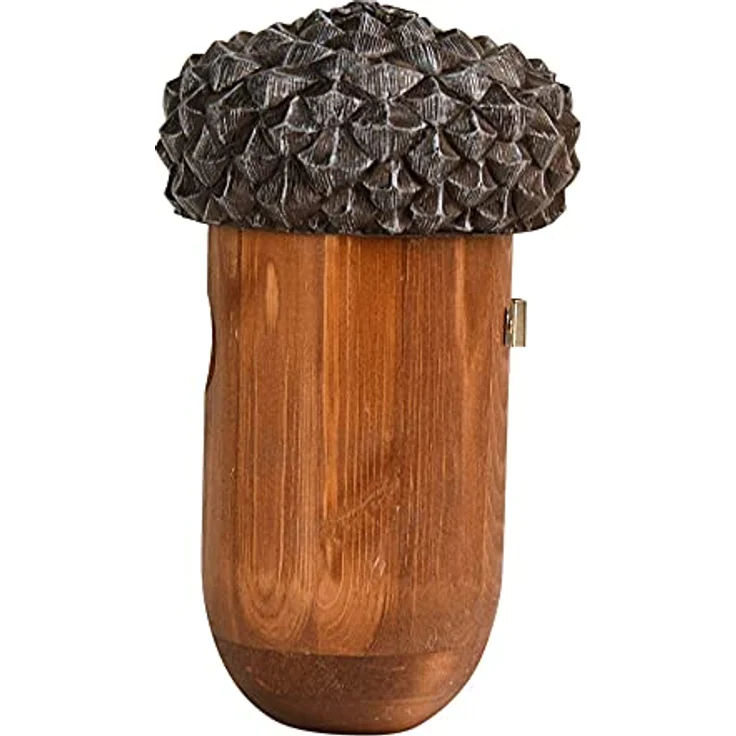 Esschert Design Nistkasten Eichel aus Kiefernholz-Kunststoff, Ø 13,9 x 25,3 cm, Vogel Nistkasten zur Wandmontage – Bild 4