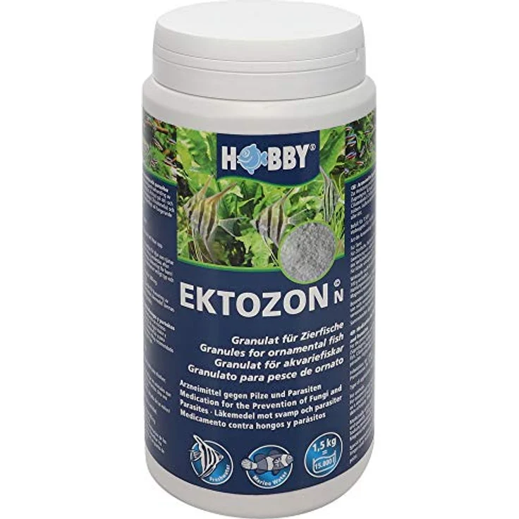 Hobby Ektozon, Wasseraufbereitungsmittel zur Vorbeugung und Behandlung von Pilzkrankheiten, 1.5 kg – Bild 1