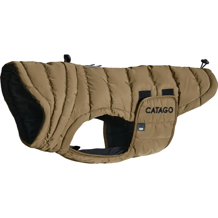 Catago FIR-Tech Puffer Hundefleecemantel Kangaroo 35 cm, wasserabweisend, mit Infrarot-Technologie und Geschirröffnung
