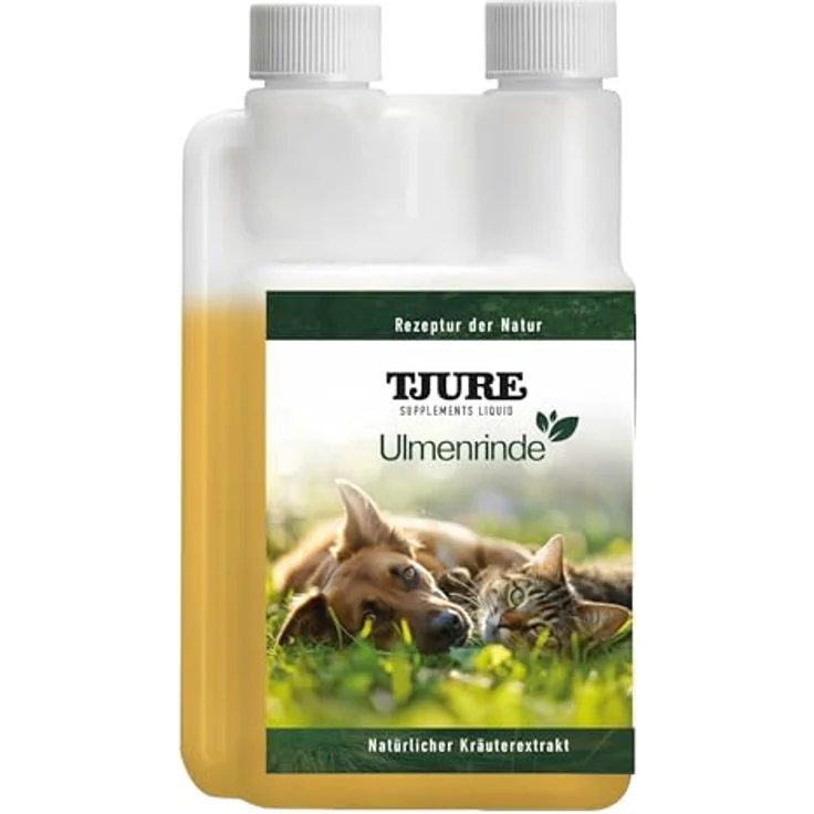 TJURE Tjure Ulmenrinde Liquid 250 ml, natürlicher Entzündungshemmer zur Unterstützung der Magen-Darm-Tätigkeit bei Hunden – Bild 1