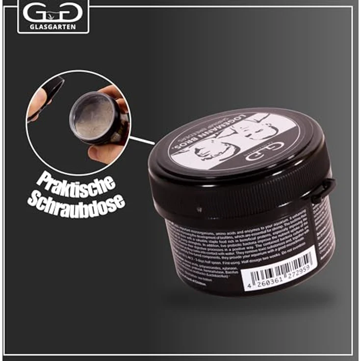 GG GLASGARTEN Bacter AE | 35g – Premium Wasserzusatz mit Mikroorganismen für verbesserte Wasserqualität und Biofilmförderung im Aquarium – Bild 3