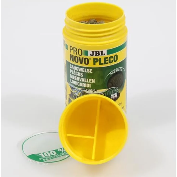 JBL PRONOVO PLECO WAFER, Futterwafer für Saugwelse 1-20 cm, naturbelassene Rohstoffe, 100 ml – Bild 5