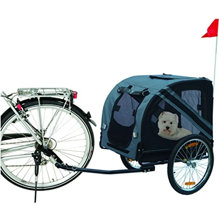 Karlie Fahrradanhänger Doggy Liner Economy grau-schwarz – Bild 2