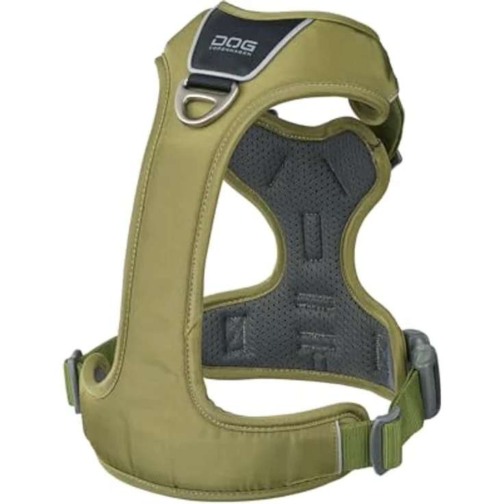 DOG Copenhagen Comfort Walk Pro Hundegeschirr, Hunting Green, XS, ergonomisches Alltagsgeschirr mit Reflektor und Assistiergriff – Bild 2