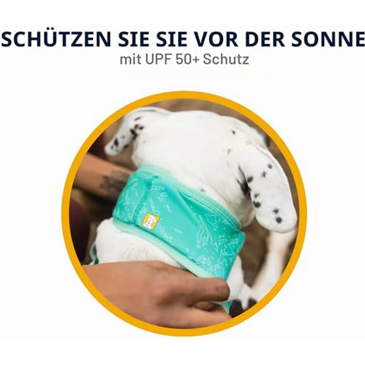 Ruffwear Swamp Cooler(TM) Halsgaiter, Kühlschal für Hunde, Verdunstungskühlung, XL, Farbe: Aurora Teal/Helitrope Purple – Bild 5