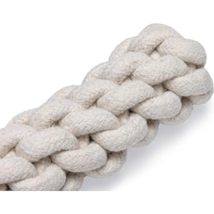 Beeztees Osa, Hundespielzeug aus Baumwolle und Kaffeeholz, Größe M, 34 cm, ideal für stundenlangen Spielspaß – Bild 5