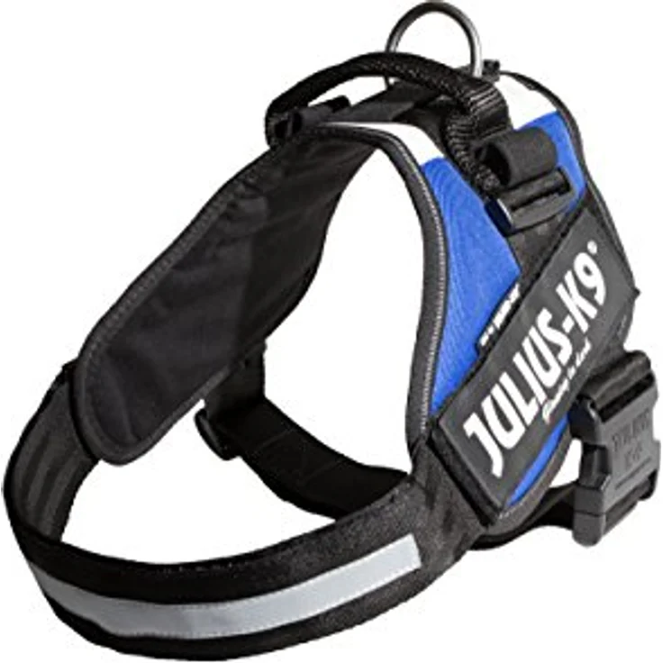JULIUS K-9 IDC Powergeschirr 3XL/4, robuster Komfort mit reflektierenden Elementen, Französische Farben – Bild 1
