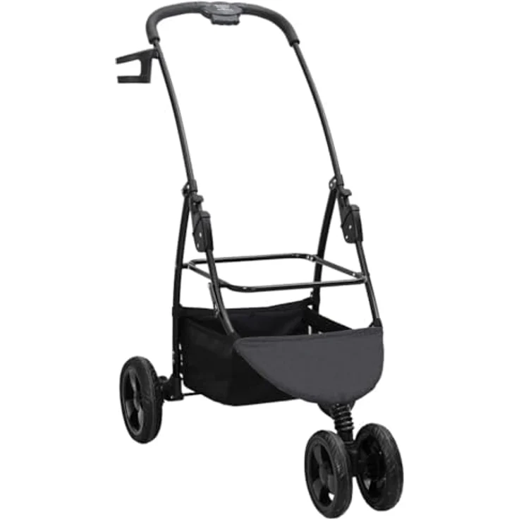 vidaXL Hunde-Transportbox Faltbarer Haustierwagen, Schwarz, 78 x 54 x 101 cm aus Oxford Stoff – Bild 9