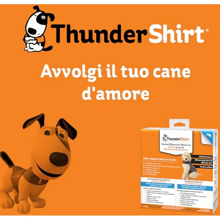 Adaptil Hunde-Halsband ThunderShirt ® - Beruhigungsweste für gestresste Hunde, effektiv in über 80% aller Fälle – Bild 7