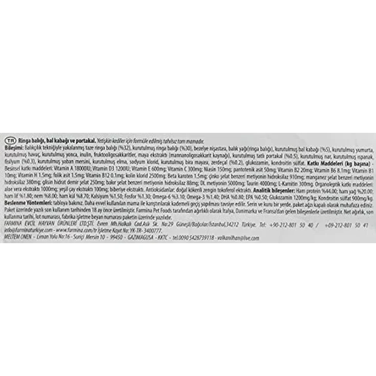 Farmina N&D Ocean Adult Pellets Katzenfutter, Trockenfutter mit Hering und Orange, hochwertig mit Vitaminen und natürlichen Antioxidantien, 5 kg, ohne Mais – Bild 5
