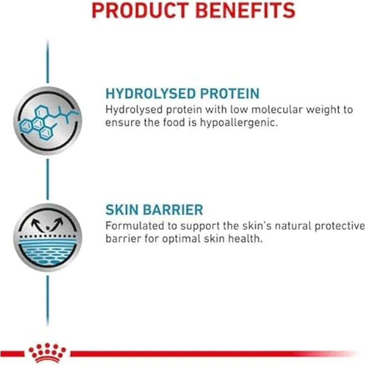 Royal Canin Veterinary Hypoallergenic Mousse, Diät-Alleinfuttermittel für ausgewachsene Hunde, 12 x 400 g, mit hydrolysiertem Protein zur Unterstützung der Hautbarriere – Bild 5