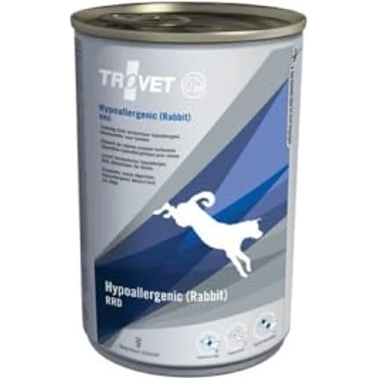 Trovet Hypoallergenic Kaninchen-Reis RRD, Hunde-Nassfutter für Futtermittelunverträglichkeiten, 6 x 400 g, getreidefreie Rezeptur – Bild 1