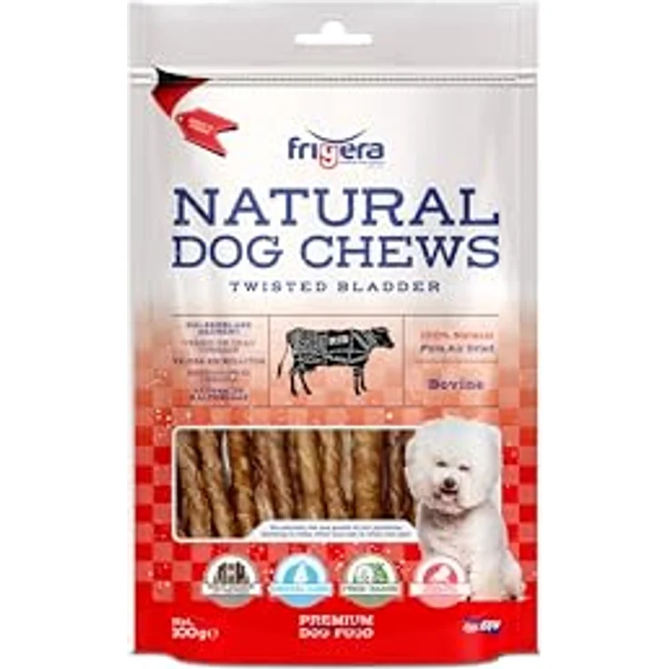 friGERA Kälberblase gedreht, Hunde-Trockenfutter zur Stärkung der Kaumuskulatur, 100 g – Bild 2