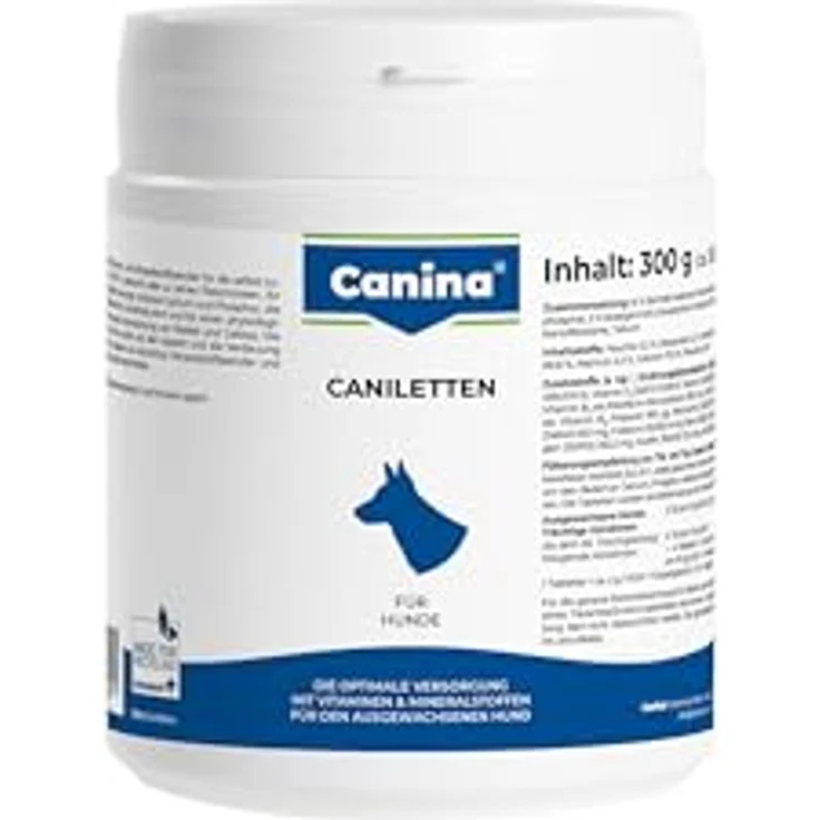 Canina Caniletten, 300 g, biologisches Kraftkonzentrat mit Spurenelementen, Mineralien und wichtigen Vitaminen für Hunde – Bild 1