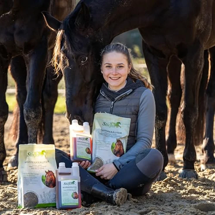 Stiefel Hustenkräuter für Pferde, 100% naturbelassene Kräutermischung zur Unterstützung der Atemwege, 1kg – Bild 5