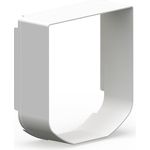 SureFlap Mikrochip Katzenklappe, elektronische Katzenklappe mit Chip-Erkennung, 4-Wege-Verschluss, weiß