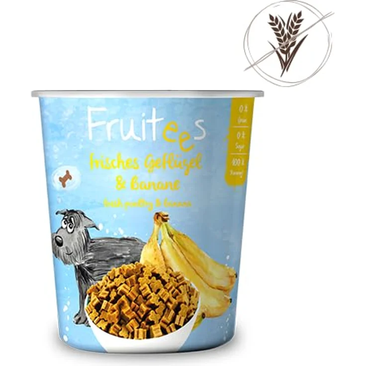 Bosch Fruitees Hundesnack 200g, Zuckerfrei, mit Geflügel und Banane für ausgewachsene Hunde – Bild 2
