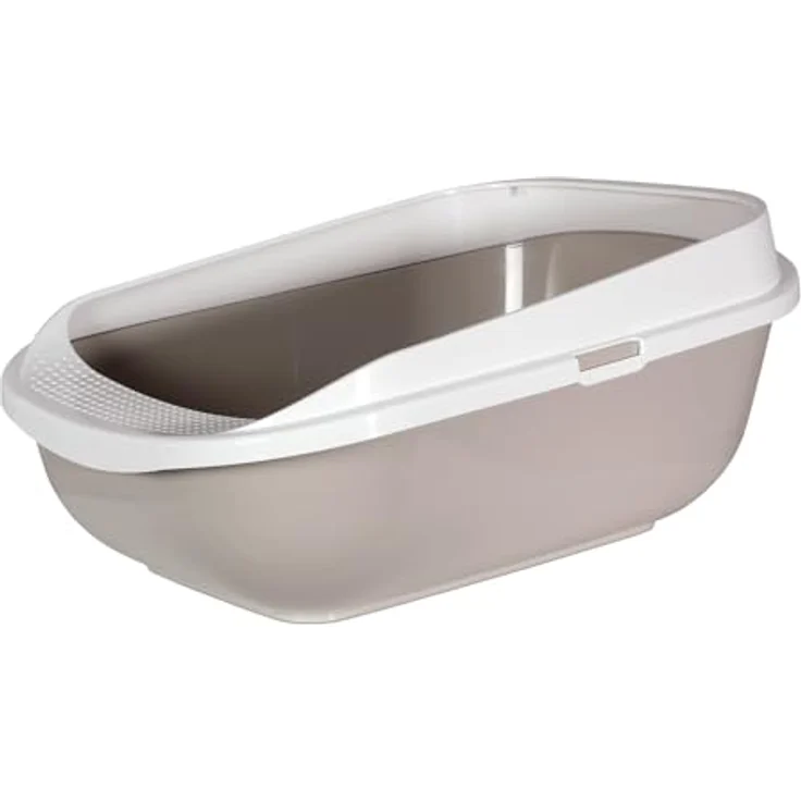Karlie Katzentoilette mit Rand 57x43x25,5 cm, grau – Bild 2