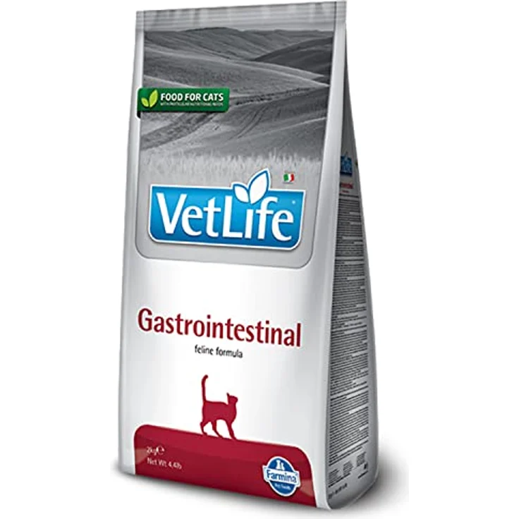 Farmina Vet Life Gastro - Intestinal Cat, diätisches Trockenfutter für Katzen, 2 kg, ohne Gentechnik – Bild 1