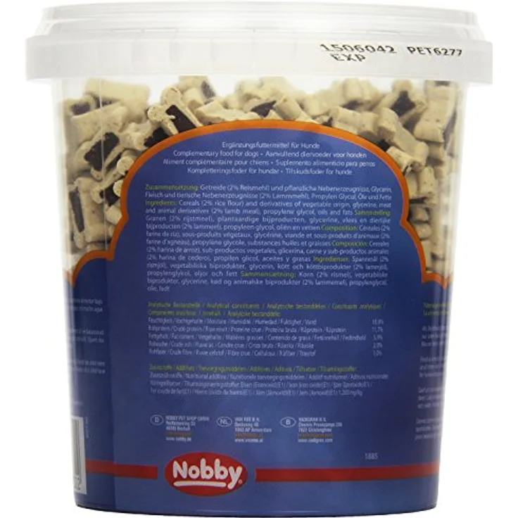 Nobby STARSNACK "Duo Lamb & Rice" Hundesnack, mit Lammfleisch und Reis, 500 g Dose, ohne Zucker – Bild 2