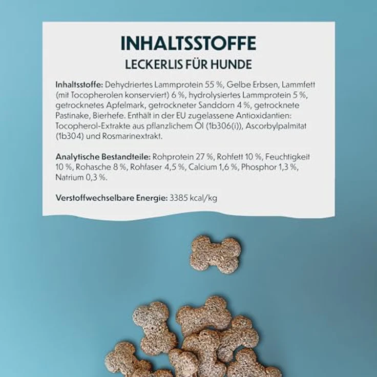 PrimaDog Wild Bites, getreidefreie Hundesnacks aus Lammfleisch mit Sanddorn, 100 g – Bild 4