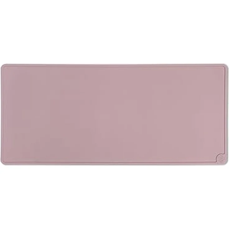 LucyBalu® Square XL Silikon Napfunterlage 65 x 29 cm, rutschfeste Futtermatte für Mehrkatzenhaushalte, FDA-zertifiziert, spülmaschinenfest, Flieder – Bild 1