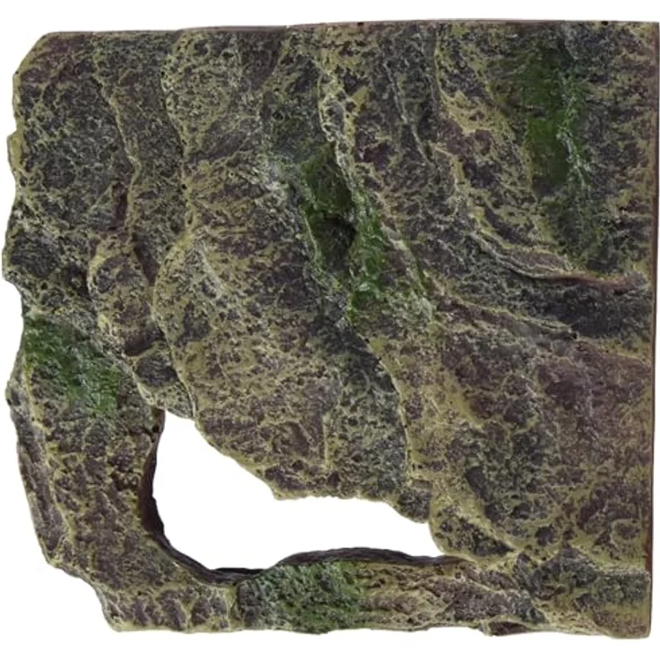TRIXIE Terrariendeko Eck-Fels mit Höhle und Plattform, Regenwald-Motiv – Bild 1