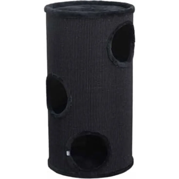 EBI Kratztonne Dublin, 76 cm hoch, mit Sisal-Bekleidung und verschiedenen Etagen, schwarz