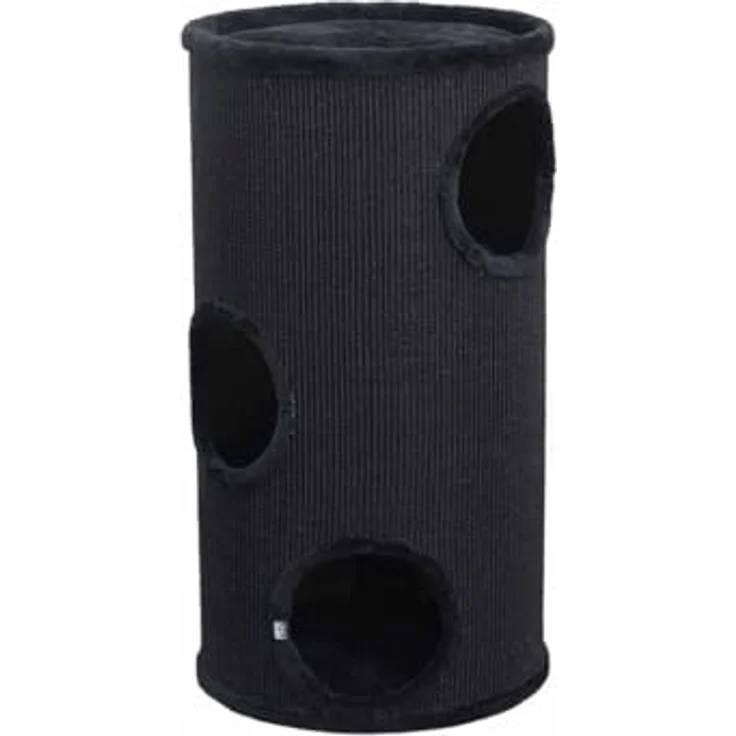 EBI Kratztonne Dublin, 76 cm hoch, mit Sisal-Bekleidung und verschiedenen Etagen, schwarz – Bild 1