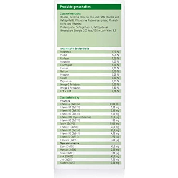 RECOACTIV Recovery Immun, hochkalorisches Diät-Alleinfuttermittel für Katzen, 280 ml zur Gewichtszunahme und ernährungsphysiologischen Wiederherstellung bei Mangelernährung und hohem Energiebedarf – Bild 3