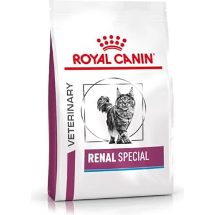 Royal Canin Veterinary Renal Special Feline, 2 kg Diät-Alleinfuttermittel für Katzen zur Unterstützung der Nierenfunktion bei Oxalsteinbildung, niedriger Phosphorgehalt