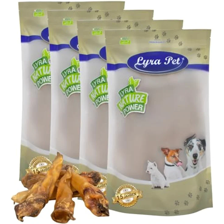 Lyra Pet® 200 Rinderohren getrocknet, 10 kg natürlicher Kausnack für Hunde, proteinreich und zahnreinigend – Bild 1