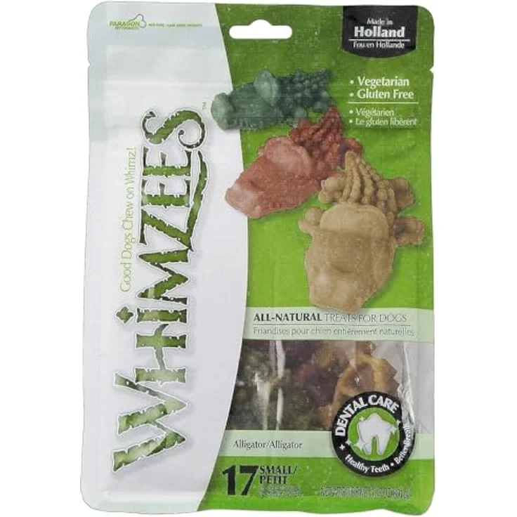 Whimzees Alligator S, Kauspielzeug für Hunde, 15 g, bulk – Bild 2