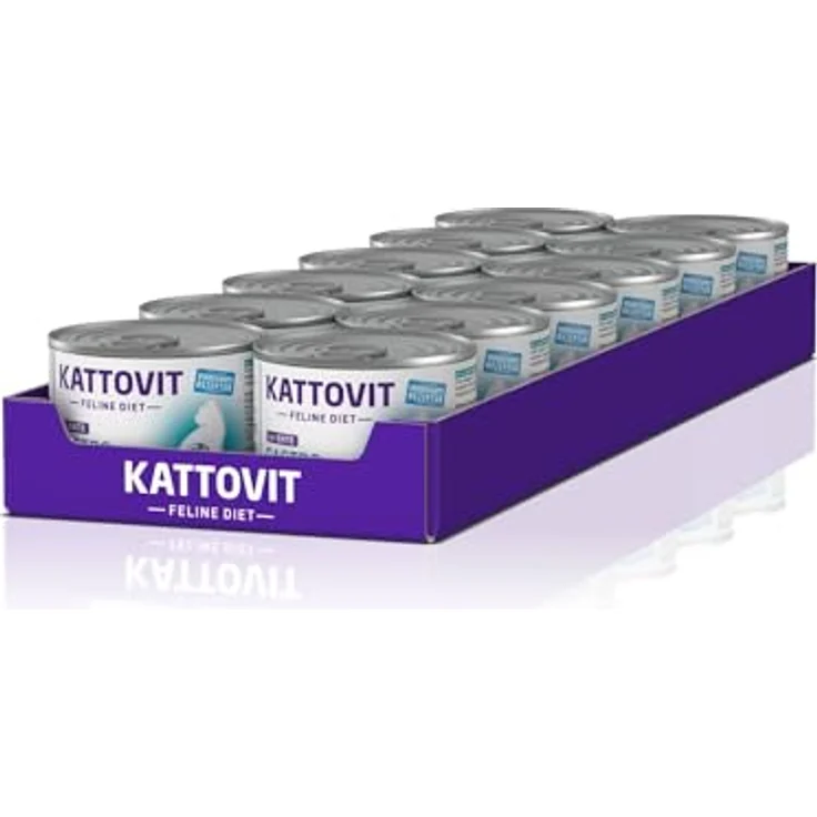 Kattovit Gastro 185 g - Diät-Nassfutter für Katzen mit Verdauungsstörungen, Ente, Sparpaket 24 x 185 g – Bild 4