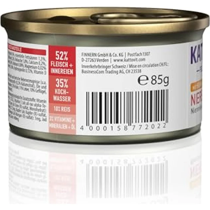 Kattovit Feline Diet Niere/Renal Huhn, 85 g - Unterstützung der Nierenfunktion, 12 Stück – Bild 5