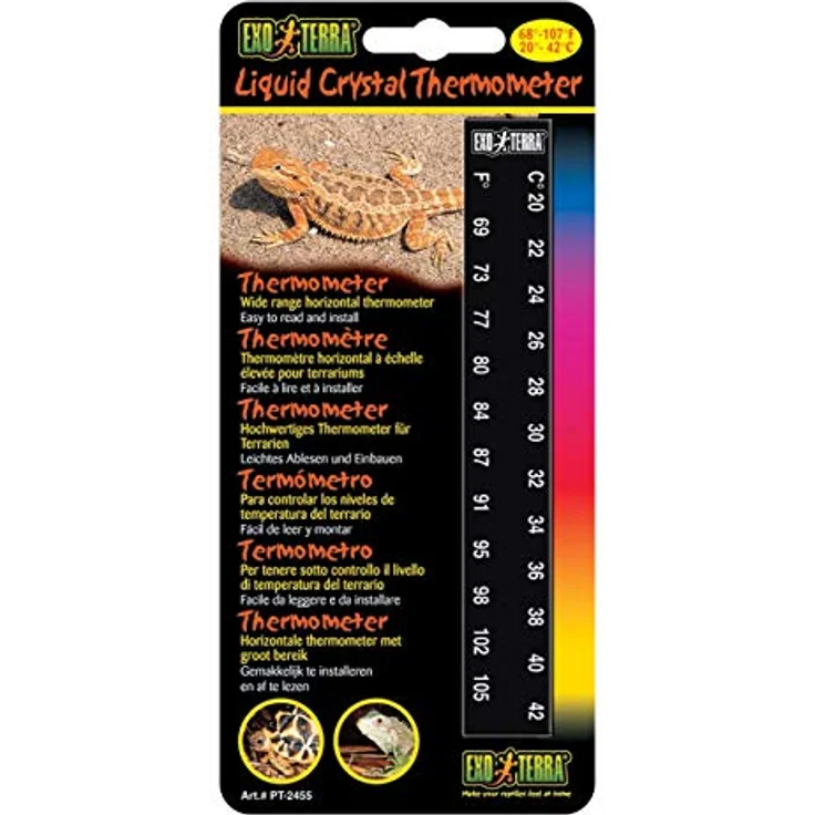 Exo Terra Combometer, digitales Thermo-Hygrometer 2-in-1 mit Fernsensor und Minimum/Maximum Speicherfunktion – Bild 1