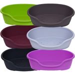 adena Hundekorb Kunststoff 81 cm, robustes Hundebett mit Anti-Rutsch-Füßen und optimaler Bodenbelüftung, wetterfest