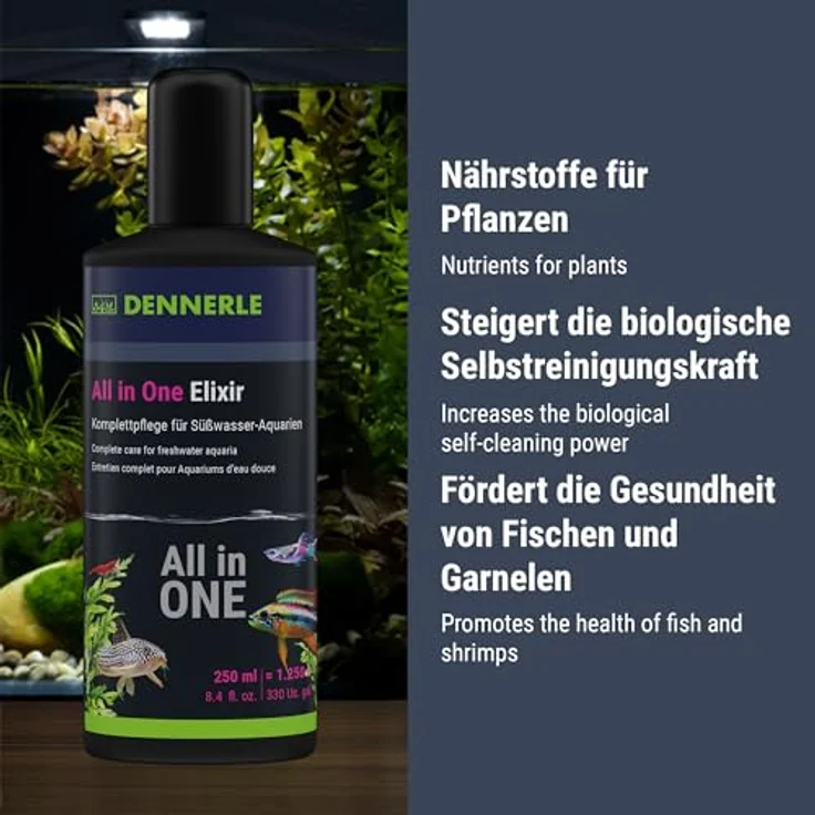 Dennerle All in One! Elxier 250 ml – Bild 5