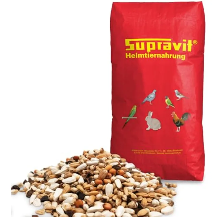 Supravit Super Diät Taubenfutter 25kg, maisfreie Körnermischung für maximale Kondition und Leistung von Reisetauben