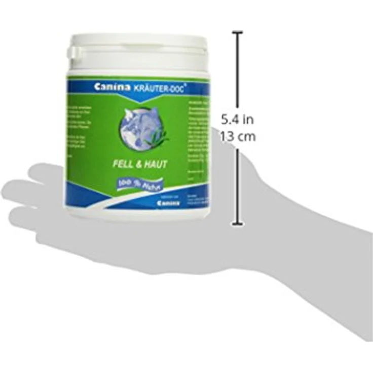 Canina KRÄUTER-DOC Fell & Haut, Hundefutter mit 100 % natürlichen Inhaltsstoffen, 300g – Bild 2