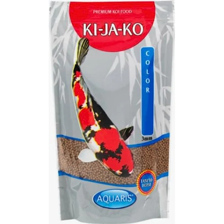 KI-JA-KO Color Koifutter 1 kg / 3 mm, mit Carotinoiden und Astaxanthin, fördert optimale Farbe und Vitalität für Kois – Bild 1