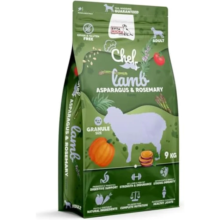 SYTA MICHA Chef Lammfutter 9 kg, mit Rosmarin und Spargel, mehrfarbig