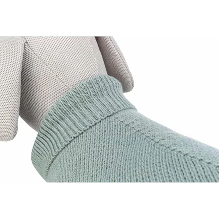 Trixie Citystyle Hundepullover Berlin Sage, warmer Pulli mit Kragen und Beinschlaufen, Größe L, 60 cm, aus Baumwolle/Wolle/Polyamid, waschbar bei 30 Grad – Bild 7