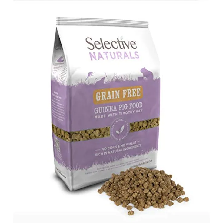 Supreme Petfoods Selective Naturals Grain Free Meerschweinchenfutter, 1,5 kg - Getreidefreies Futter für eine natürliche Ernährung