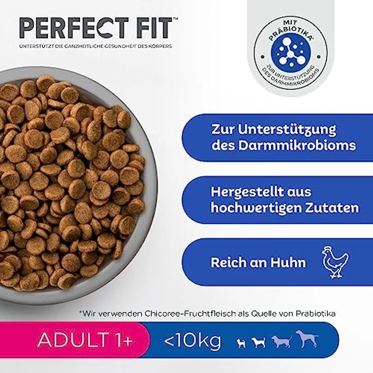 PERFECT FIT Adult 1+ Huhn XS/S, Hundefutter für kleine Hunderassen, 6 kg mit "Total 5" Formel für Rundumschutz – Bild 6