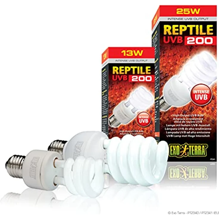 Exo Terra Reptile UVB 200, Terrariumbeleuchtung 13W für Wüstenterrarien, E27, optimal für UVB-Bedürfnisse – Bild 6