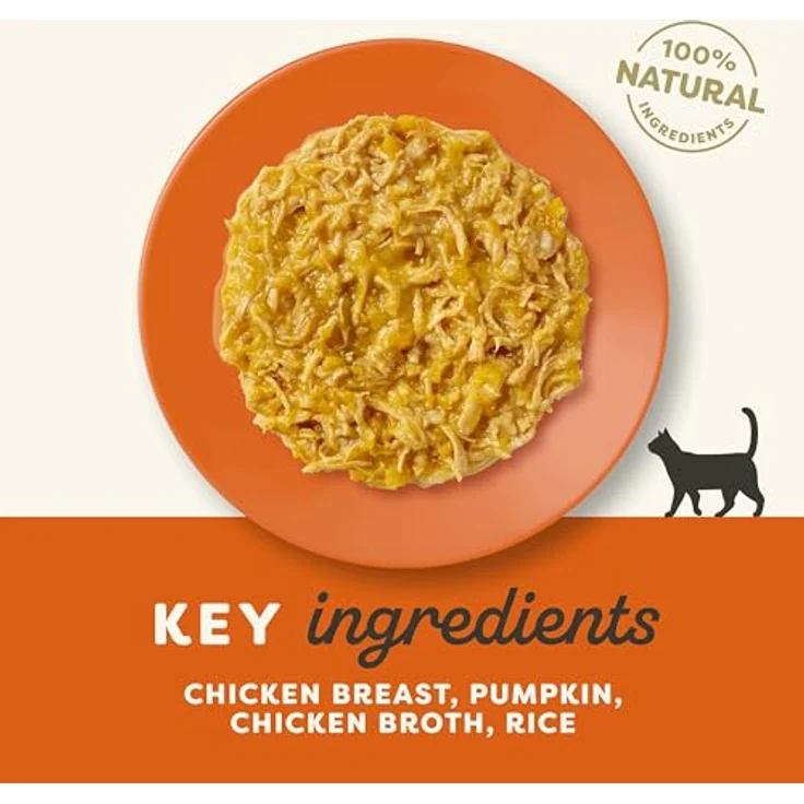 Applaws Premium Natural Katzenfutter Nass, Hühnerbrust mit Kürbis in Brühe, 12x70g Portionsbeutel, 75% Fleischanteil, reich an Omega 6 – Bild 3