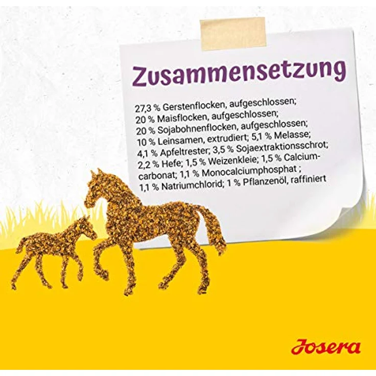 Josera Fohlen & Stute, Premium Pferdefutter mit gehaltvoller Stutenmilch, Zuchtmüsli für optimale Fohlenentwicklung, 20 kg – Bild 4