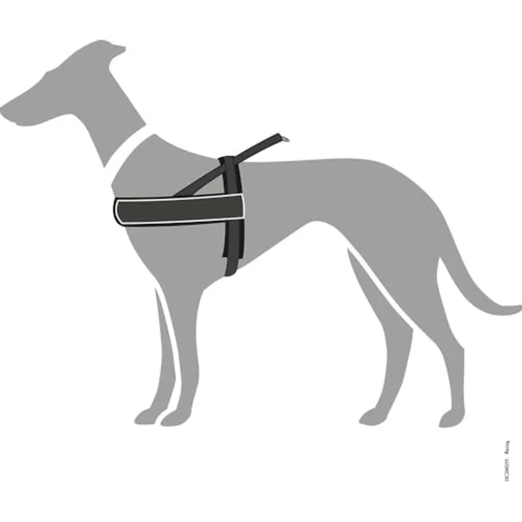 Hunter Harnas Norweger Racing Nylon Rood / Zwart Hundegeschirr und Leine – Bild 7