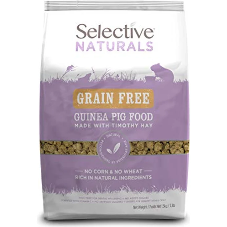Supreme Petfoods Selective Naturals Grain Free Meerschweinchenfutter, 1,5 kg - Getreidefreies Futter für eine natürliche Ernährung – Bild 3